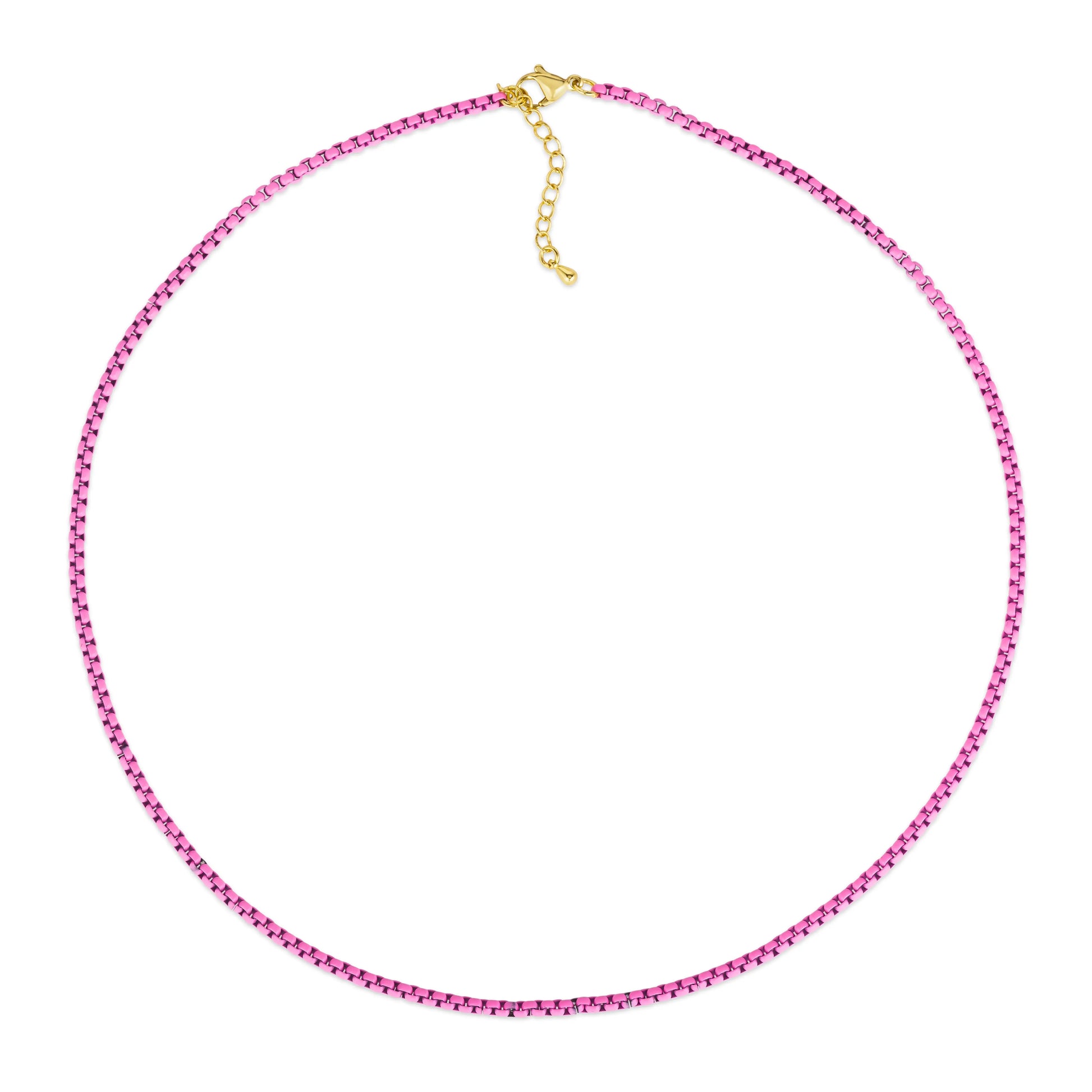 Enamel Link Chain Necklace - Anna Zuckerman