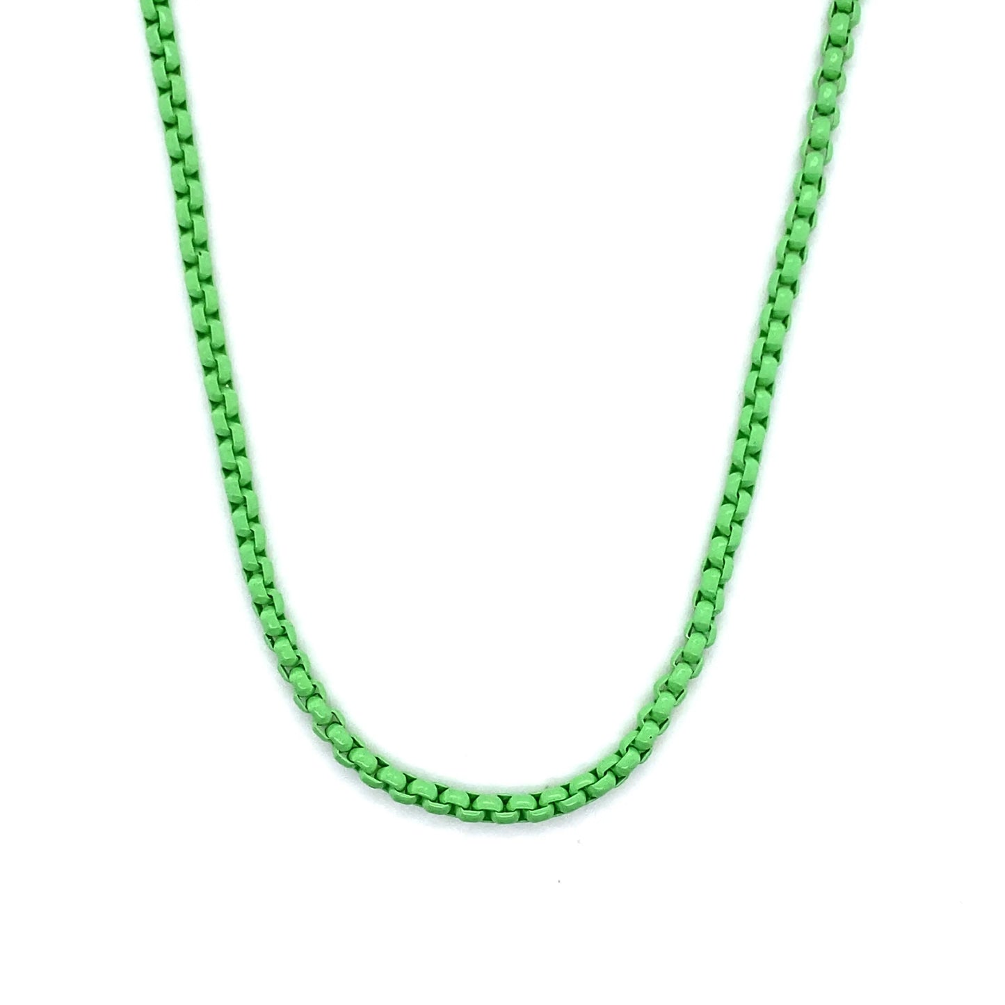 Enamel Link Chain Necklace - Anna Zuckerman