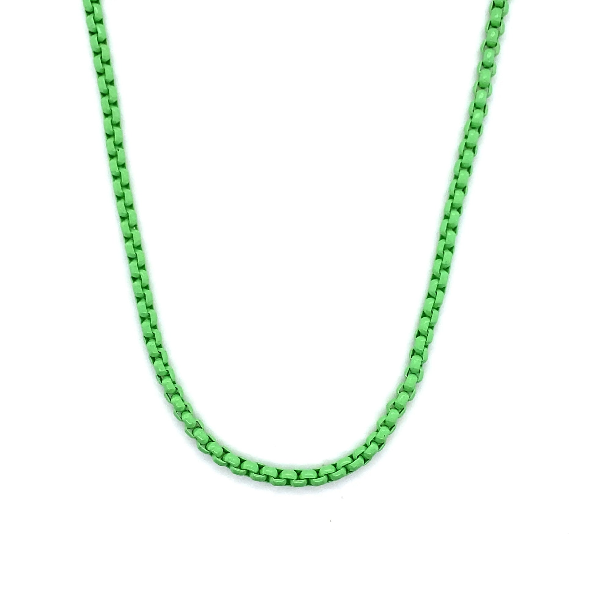 Enamel Link Chain Necklace - Anna Zuckerman