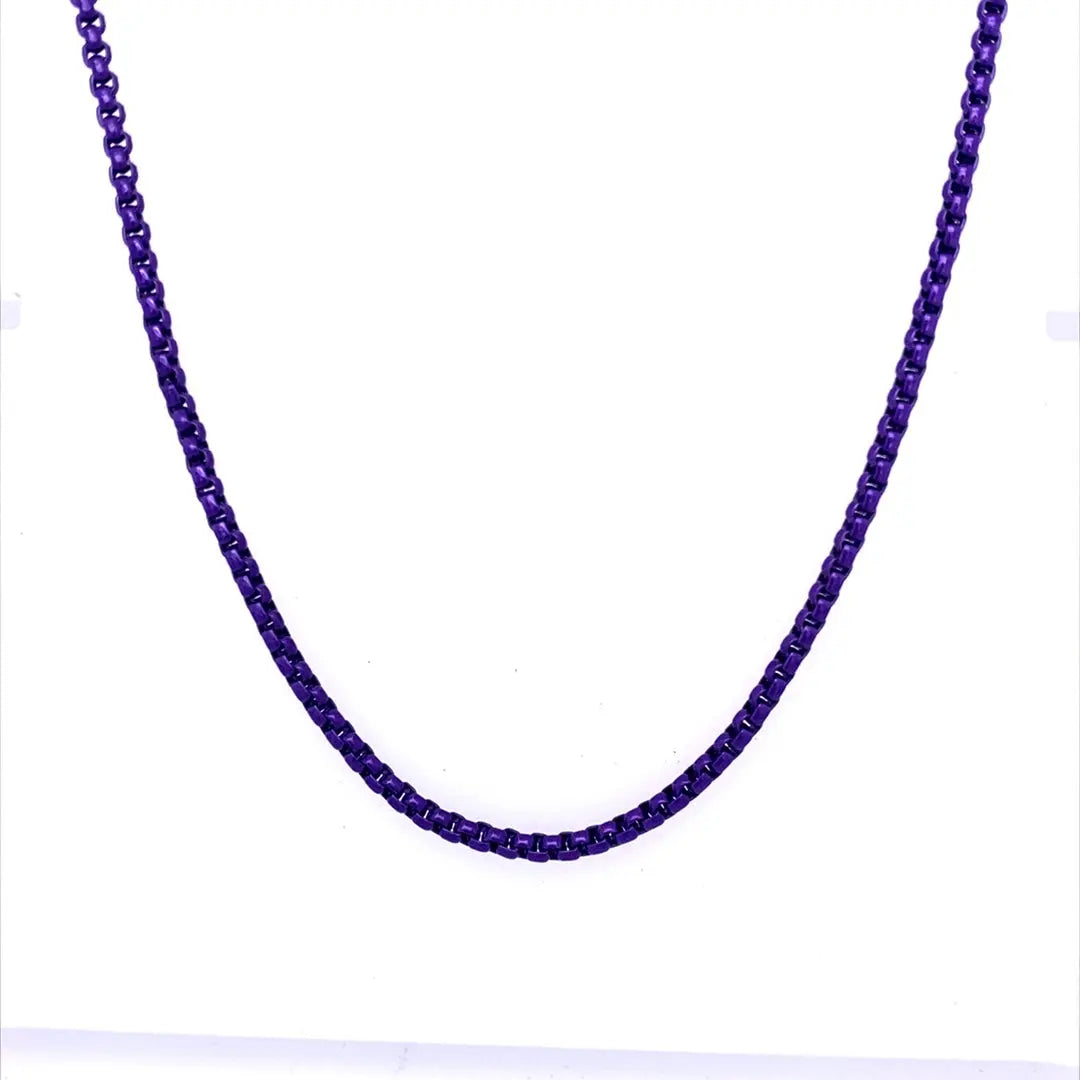Enamel Link Chain Necklace - Anna Zuckerman