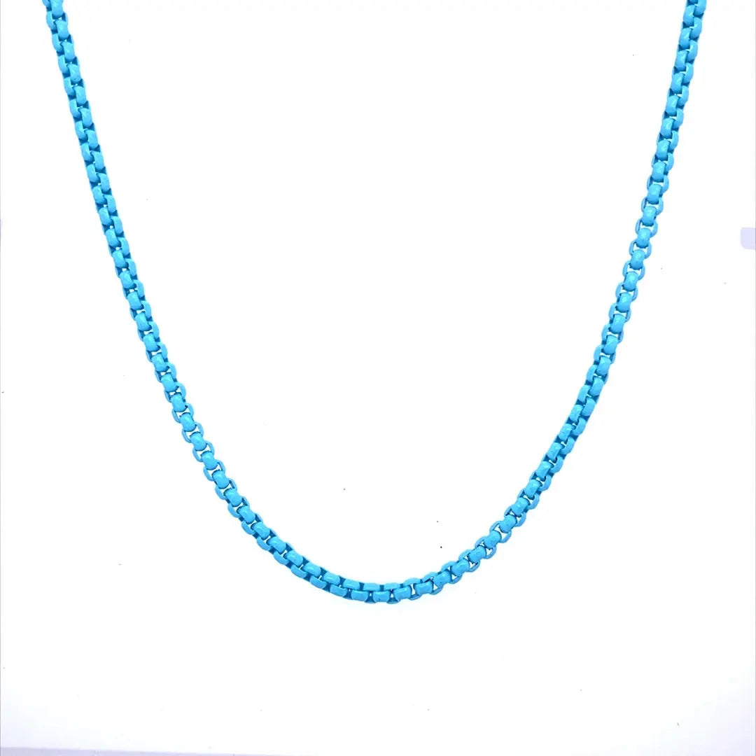 Enamel Link Chain Necklace - Anna Zuckerman