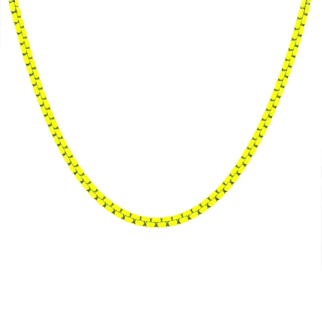 Enamel Link Chain Necklace - Anna Zuckerman