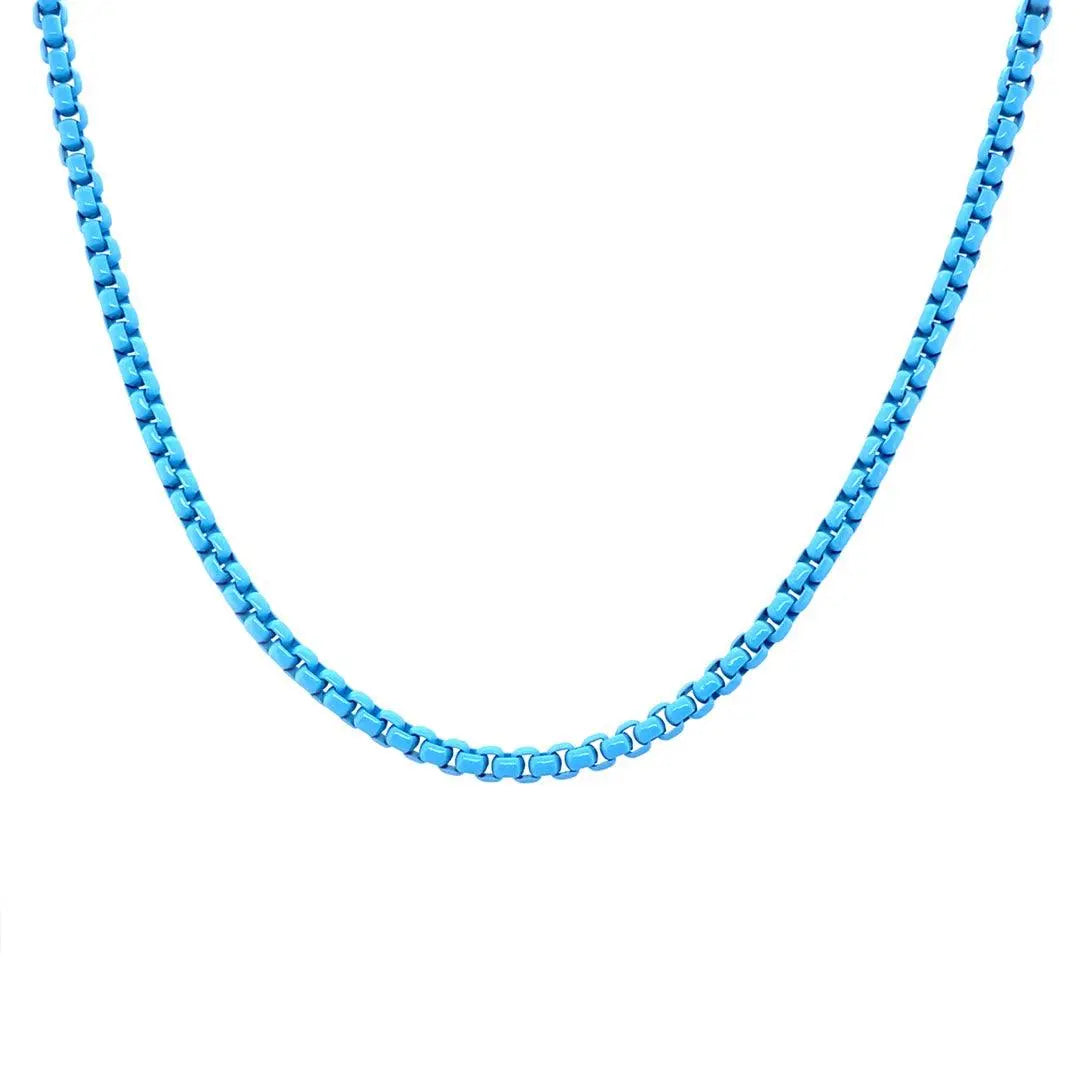 Enamel Link Chain Necklace - Anna Zuckerman