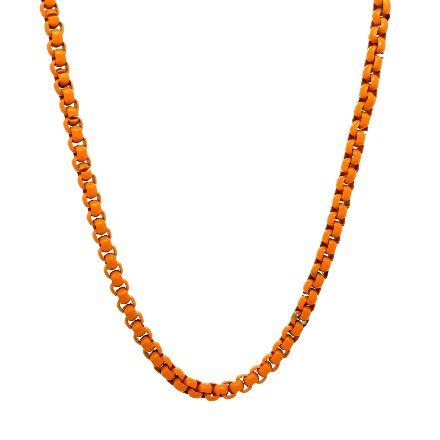 Enamel Link Chain Necklace - Anna Zuckerman