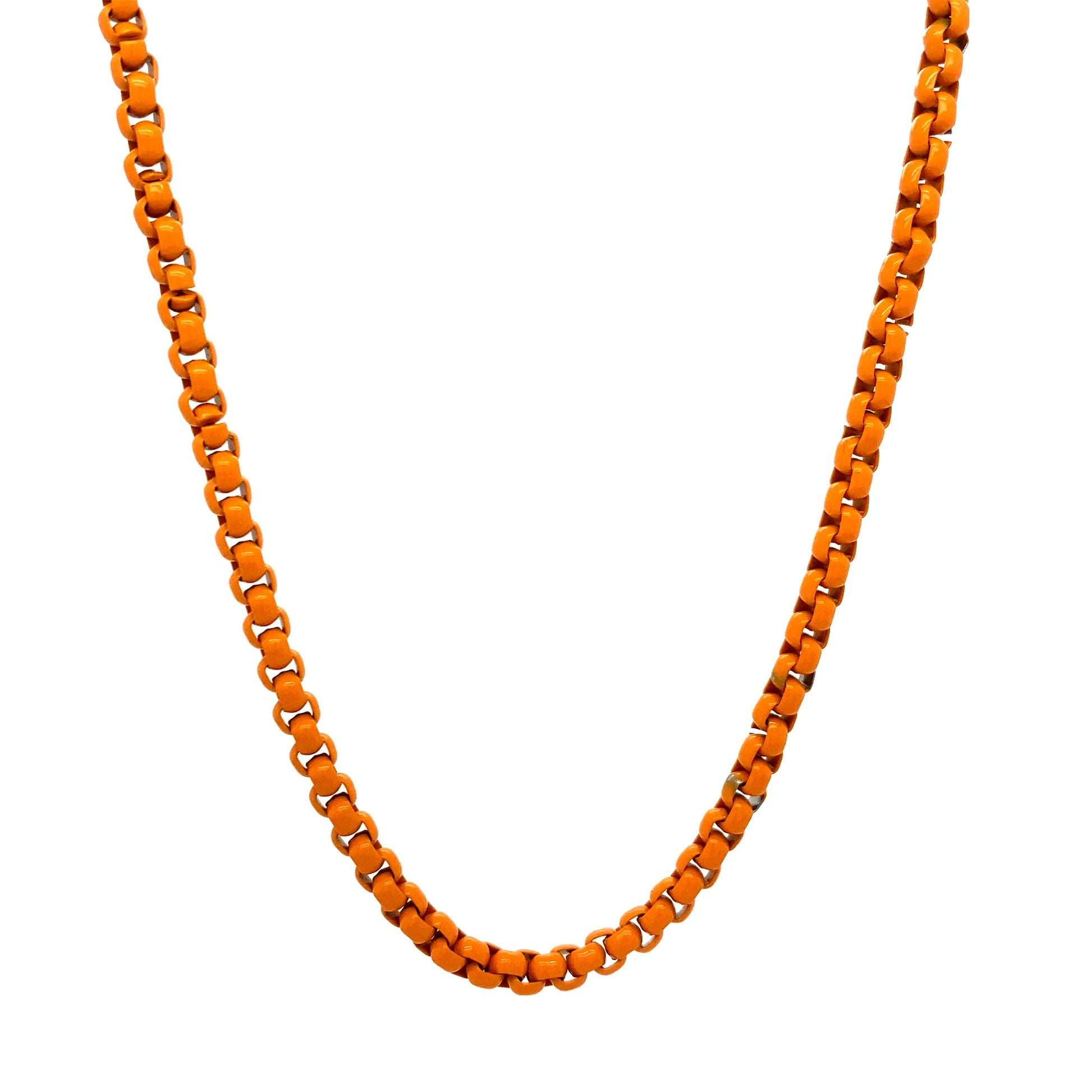Enamel Link Chain Necklace - Anna Zuckerman