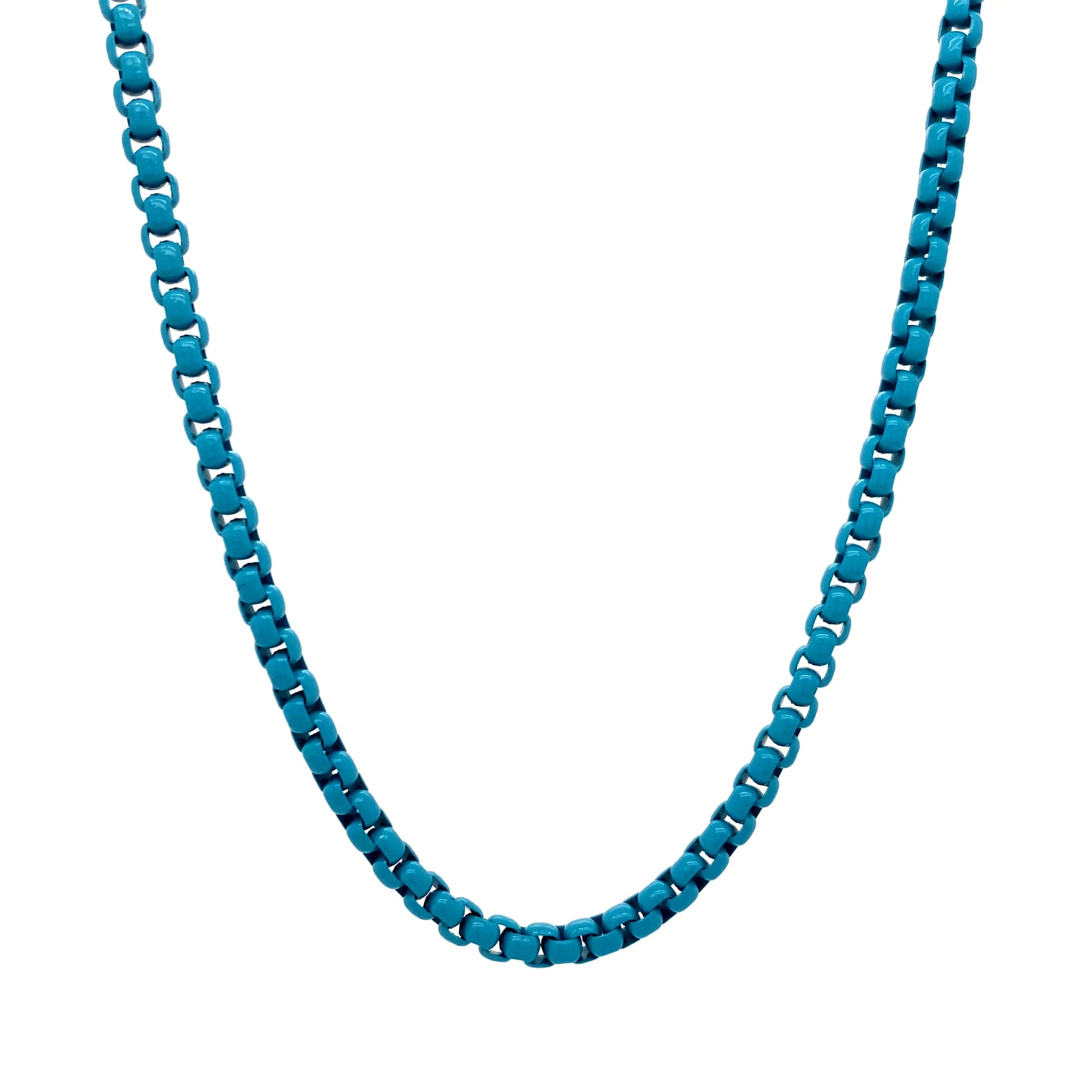 Enamel Link Chain Necklace - Anna Zuckerman