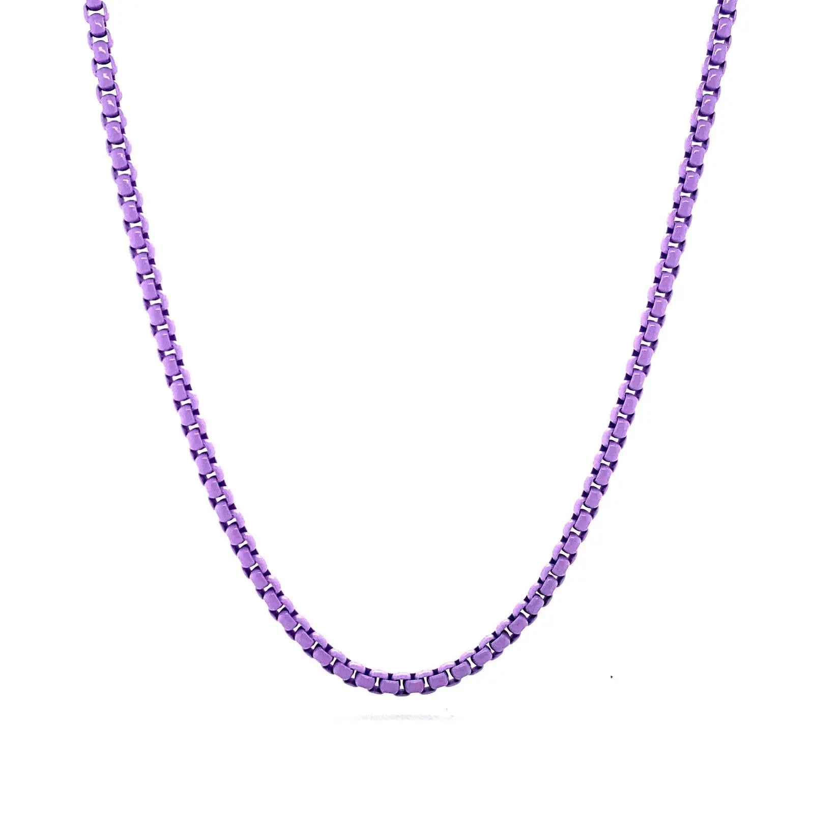 Enamel Link Chain Necklace - Anna Zuckerman
