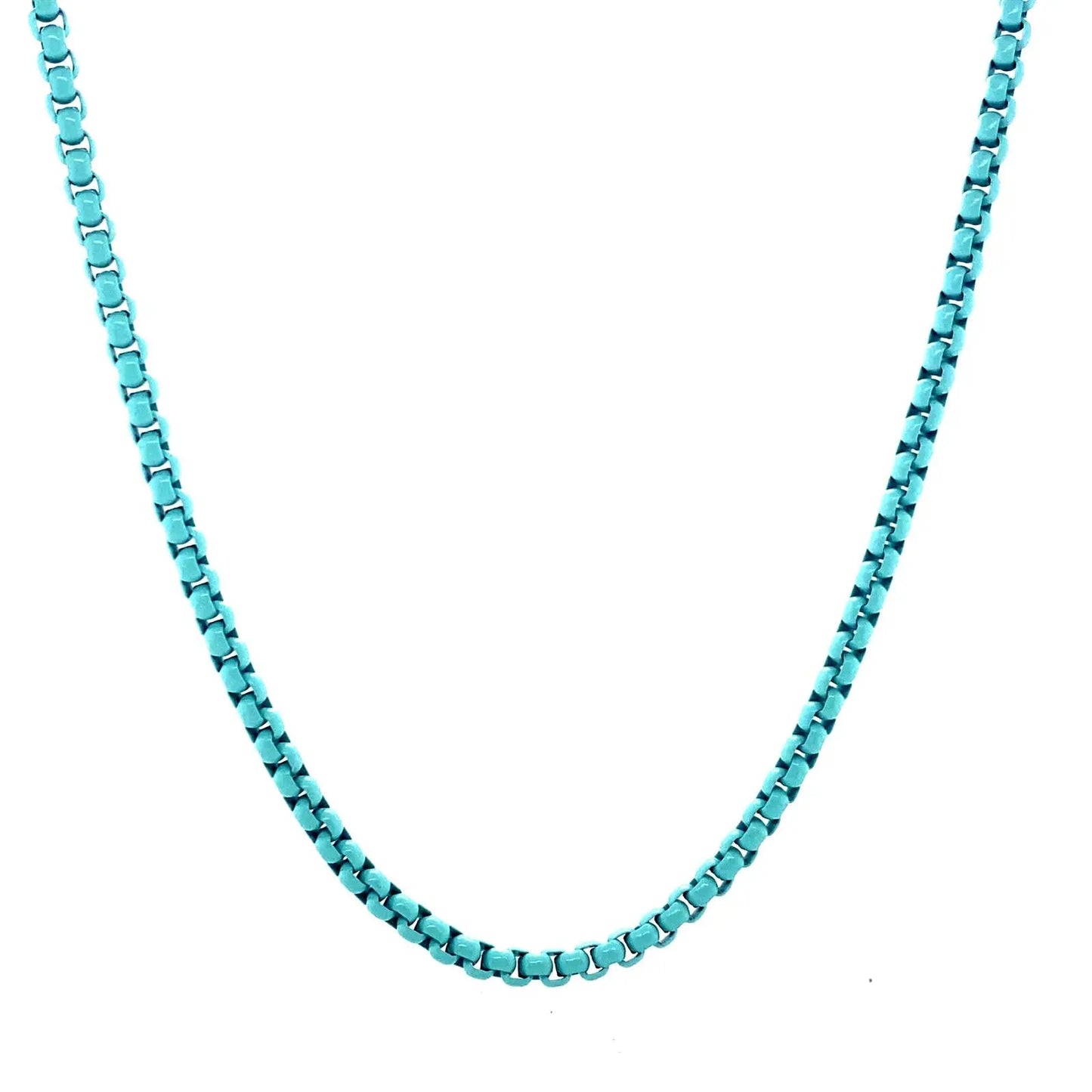 Enamel Link Chain Necklace - Anna Zuckerman