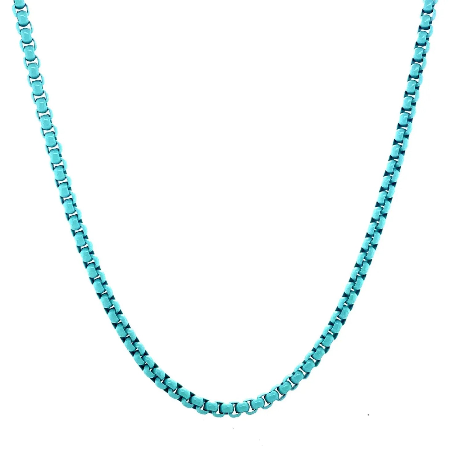 Enamel Link Chain Necklace - Anna Zuckerman