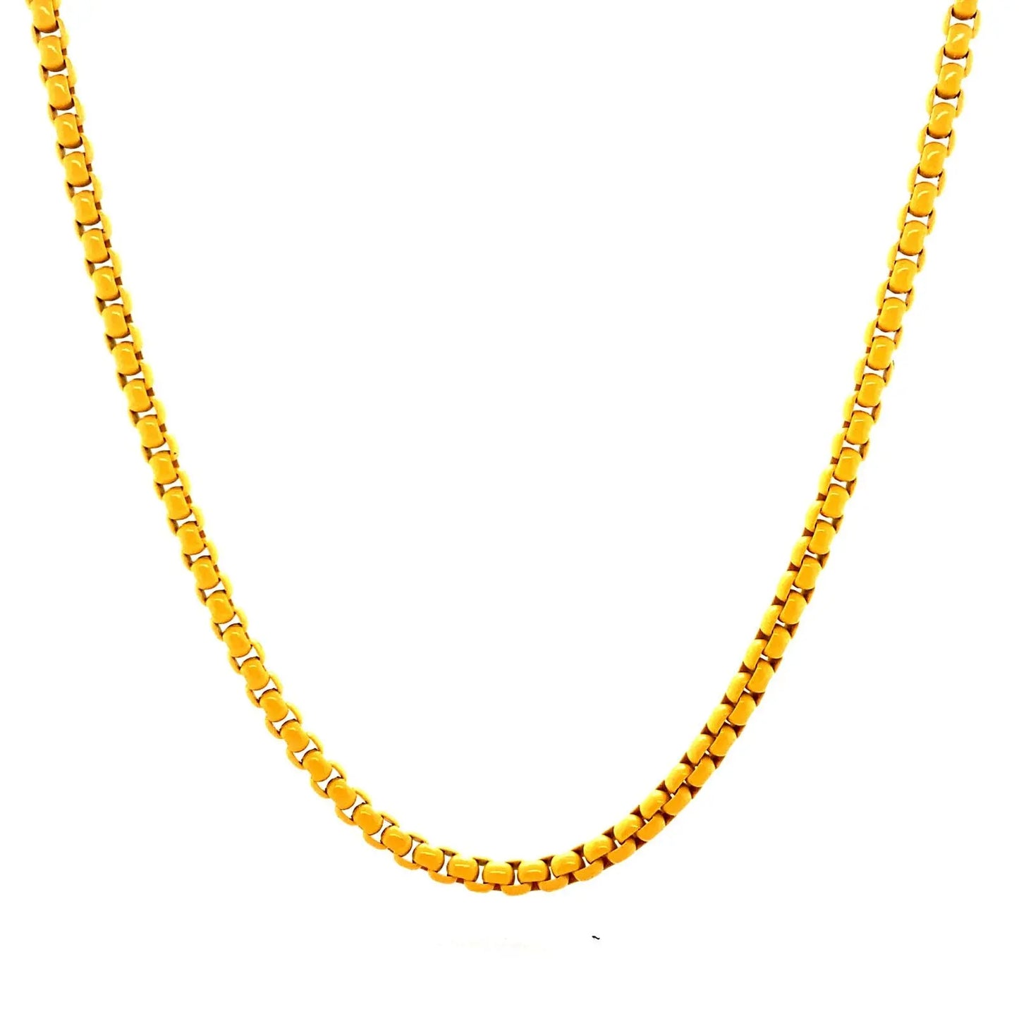 Enamel Link Chain Necklace - Anna Zuckerman