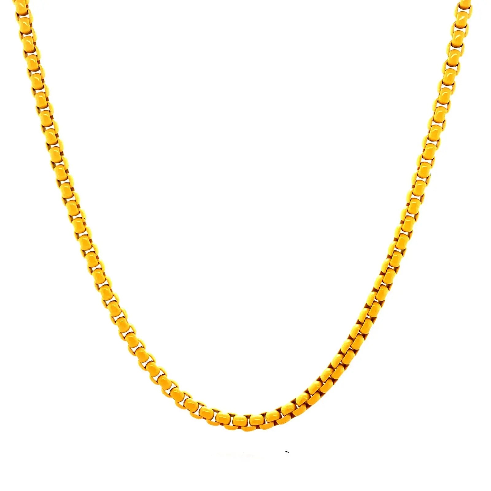 Enamel Link Chain Necklace - Anna Zuckerman
