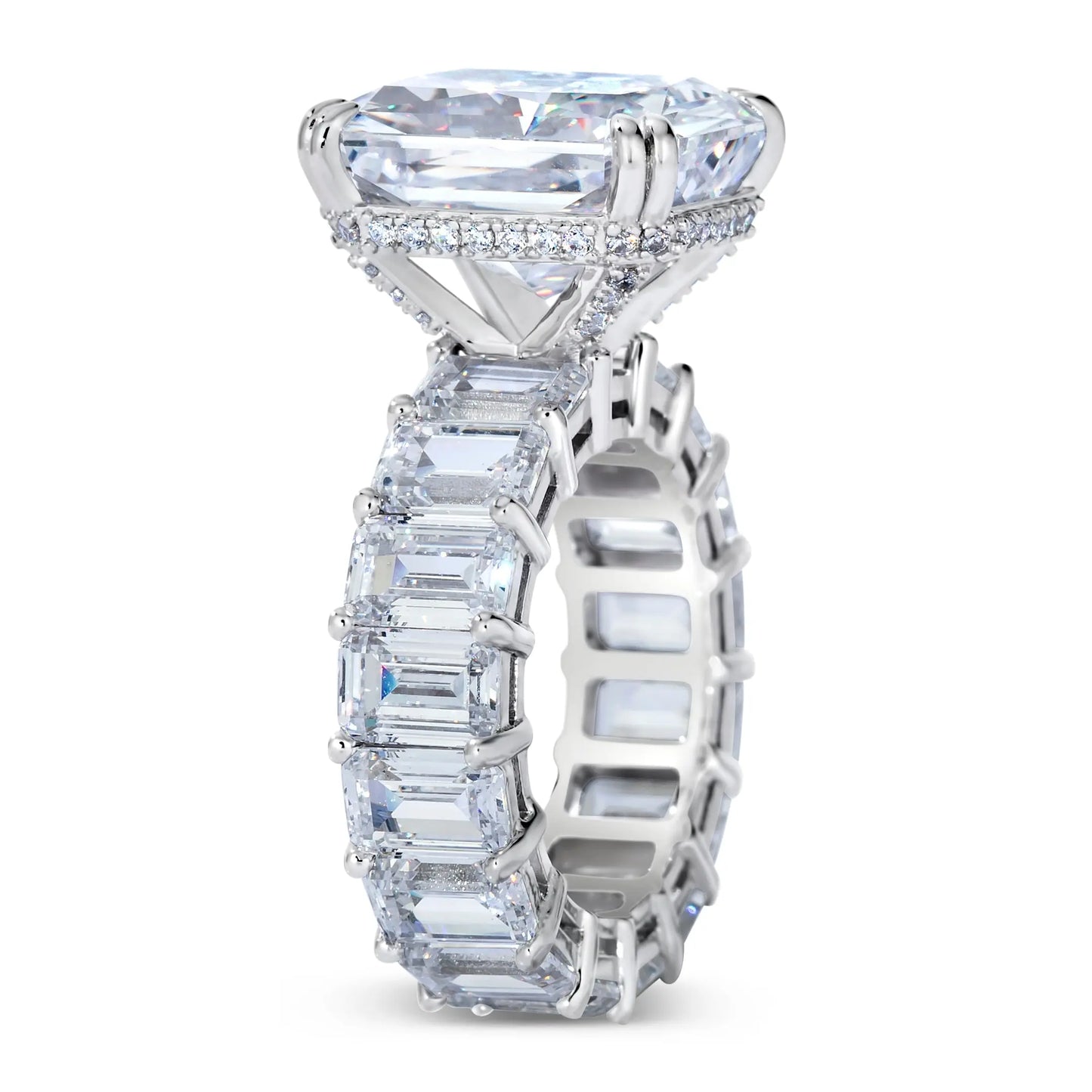 Eternity Engagement Ring Set Anna Zuckerman