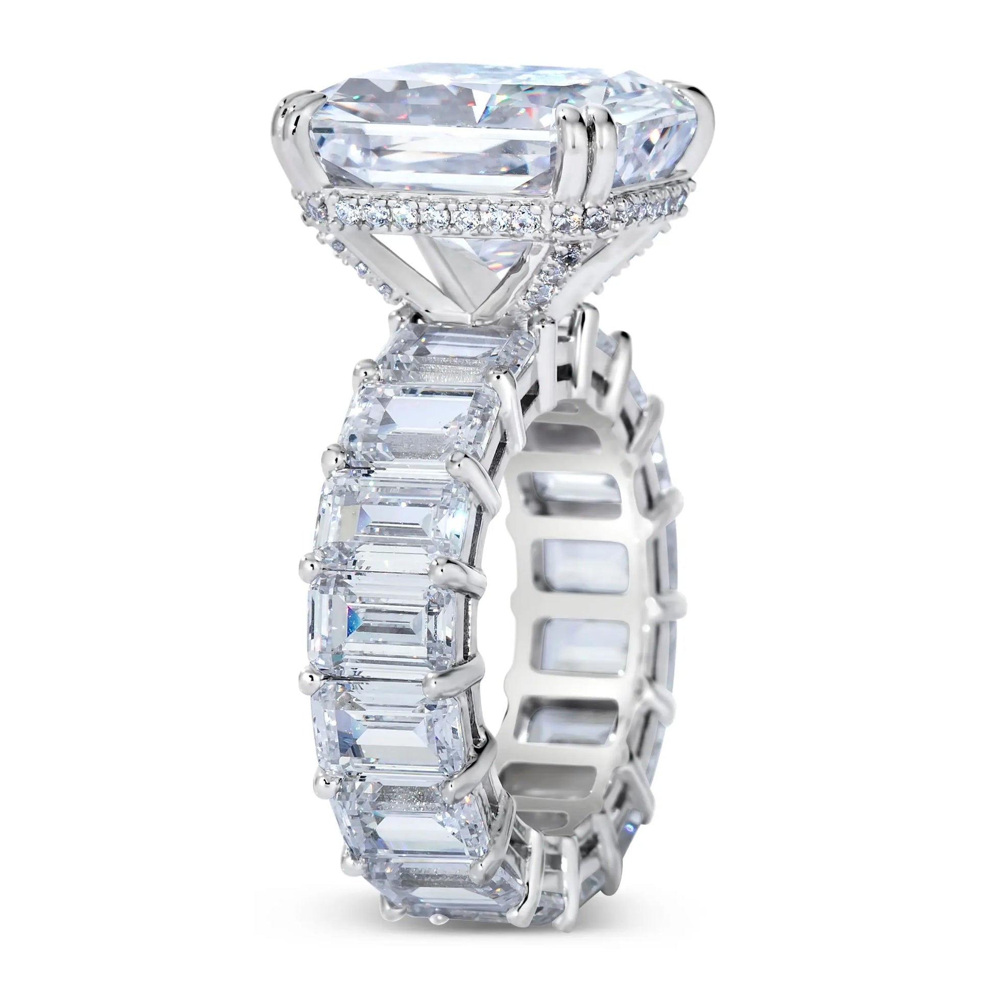 Eternity Engagement Ring Set Anna Zuckerman