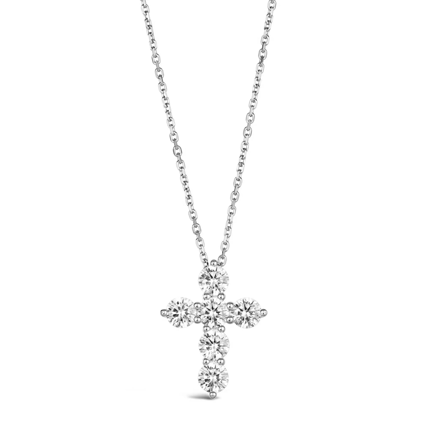 Faith 3 Carat Cross Necklace Anna Zuckerman Retail