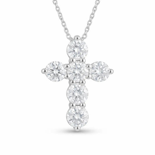 Faith 3 Carat Cross Necklace
