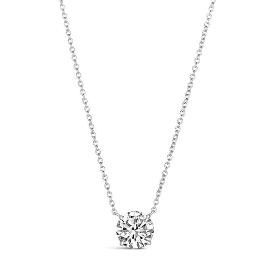 Just Like A Diamond 1 Carat Solitaire Necklace