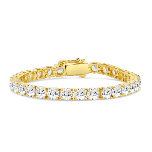 30 Carat Straight Line Tennis Bracelet