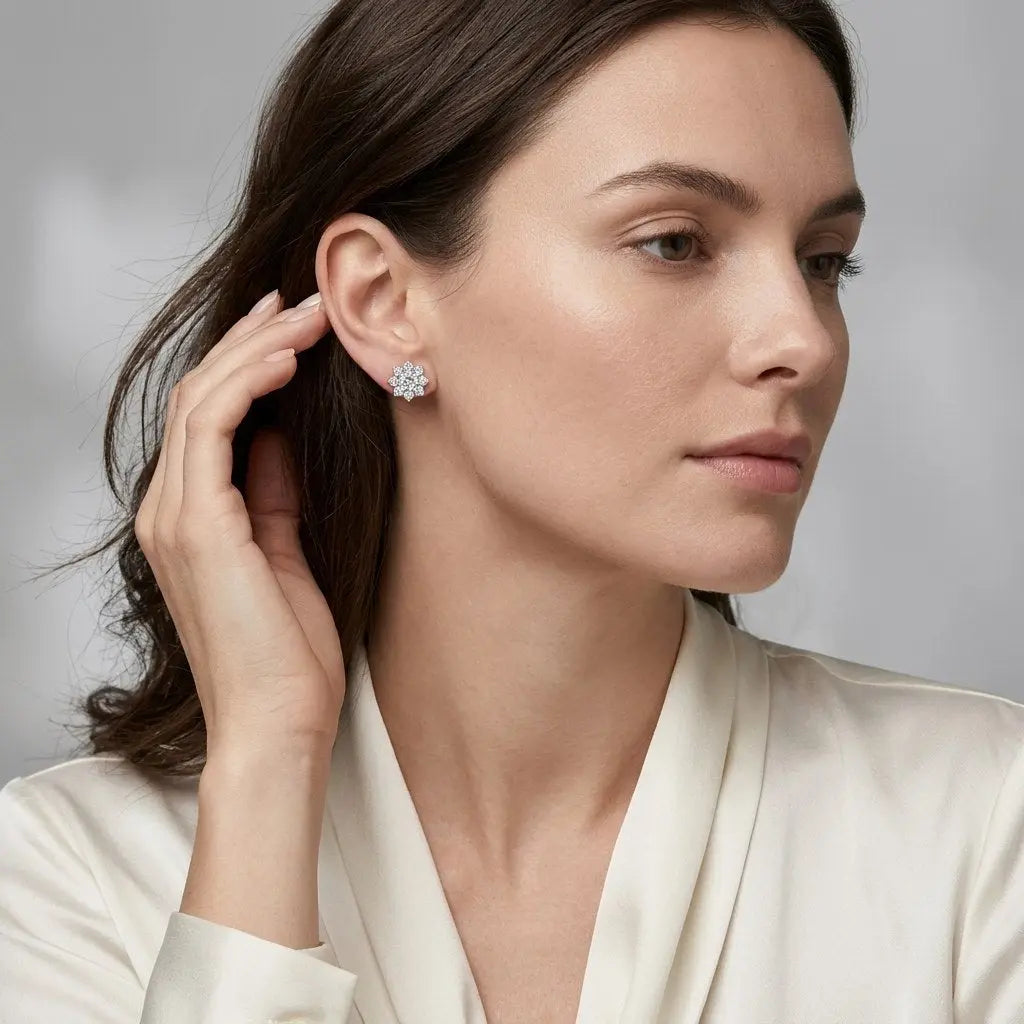 Flower Stud Earrings by AZ Essentials Anna Zuckerman