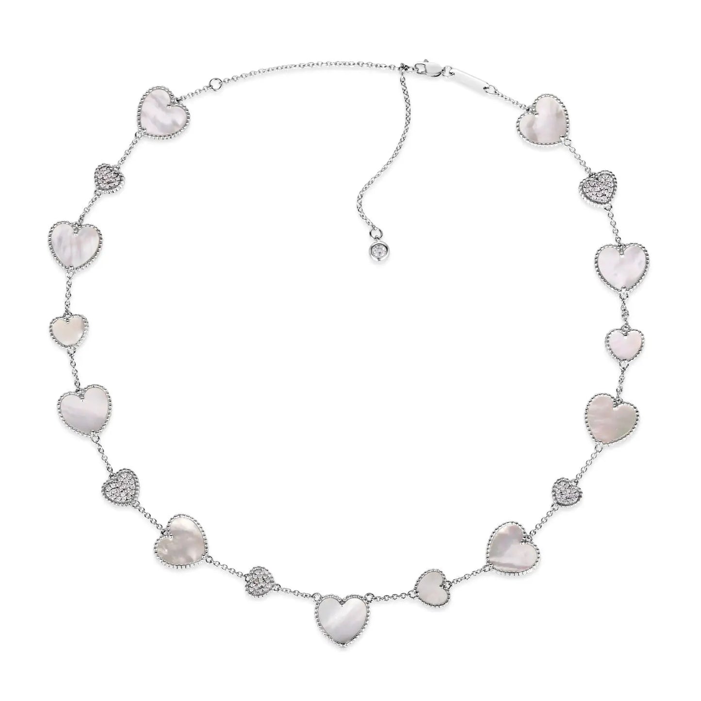 Gem Inlay Motif Necklace - Anna Zuckerman