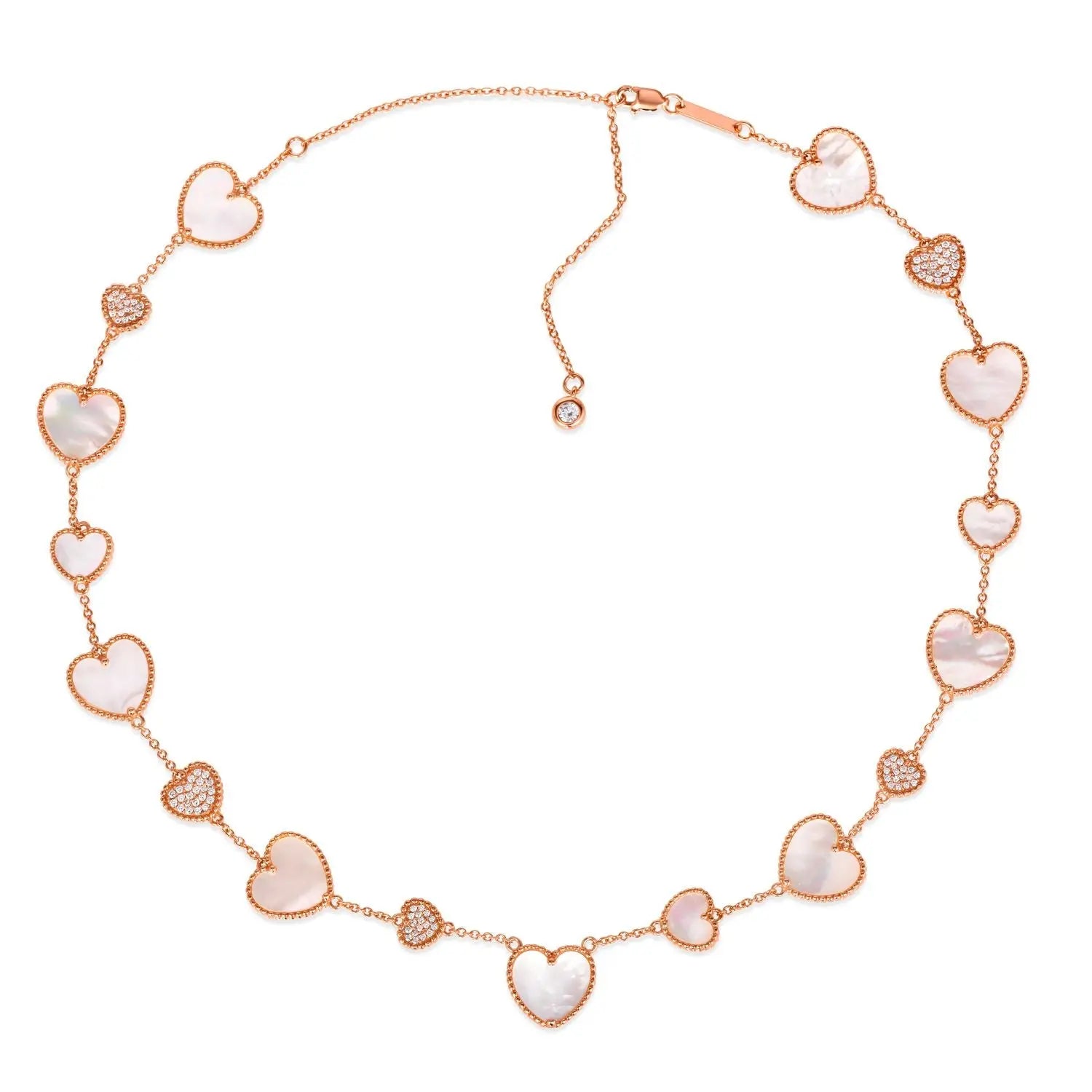 Gem Inlay Motif Necklace - Anna Zuckerman