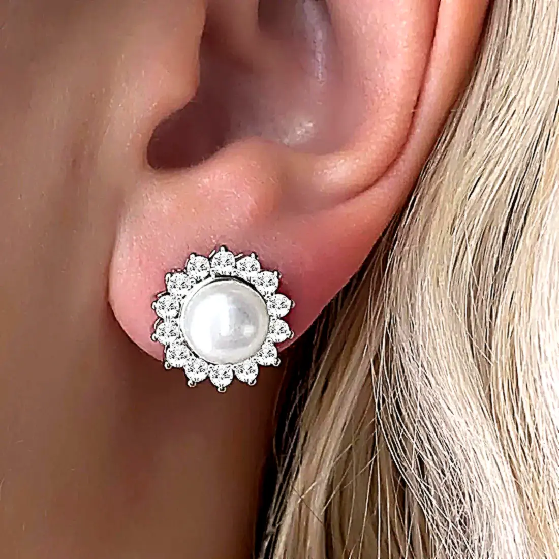 Genuine Fresh Water Pearl Earrings by AZ Essentials Anna Zuckerman