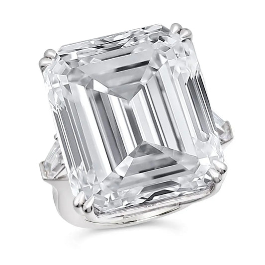 Giant Diamond Crystalline Ring - Anna Zuckerman