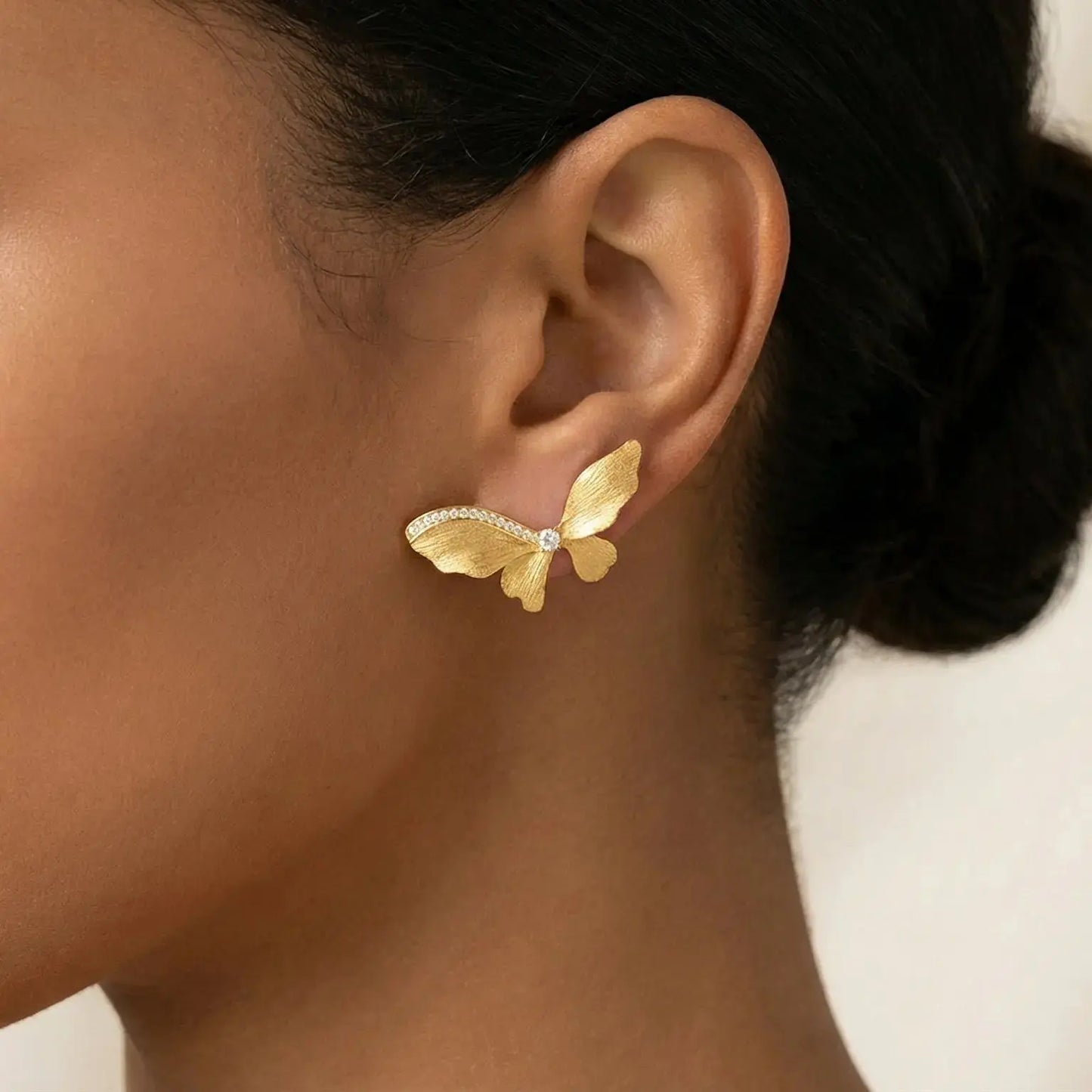 Golden Frase Earrings Anna Zuckerman