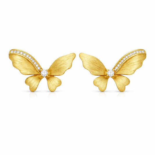 Golden Frase Earrings Anna Zuckerman