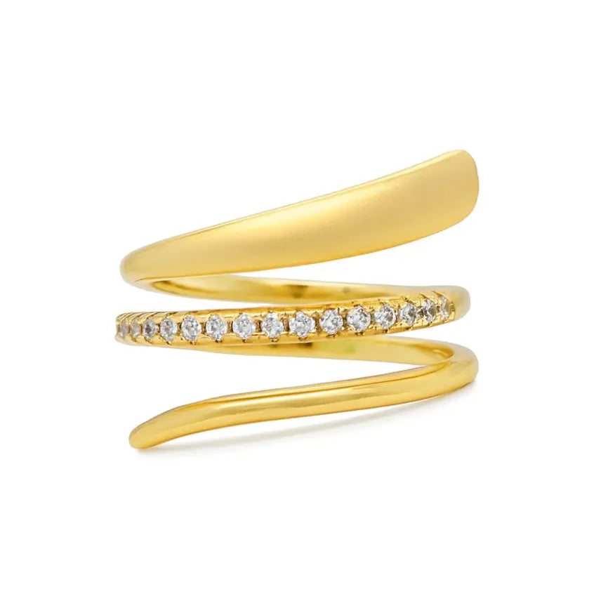 Golden Infinity Ring Anna Zuckerman