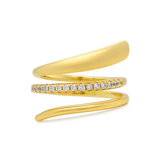 Golden Infinity Ring Anna Zuckerman