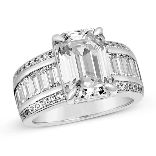 Grace 57 White Diamond Crystalline Ring