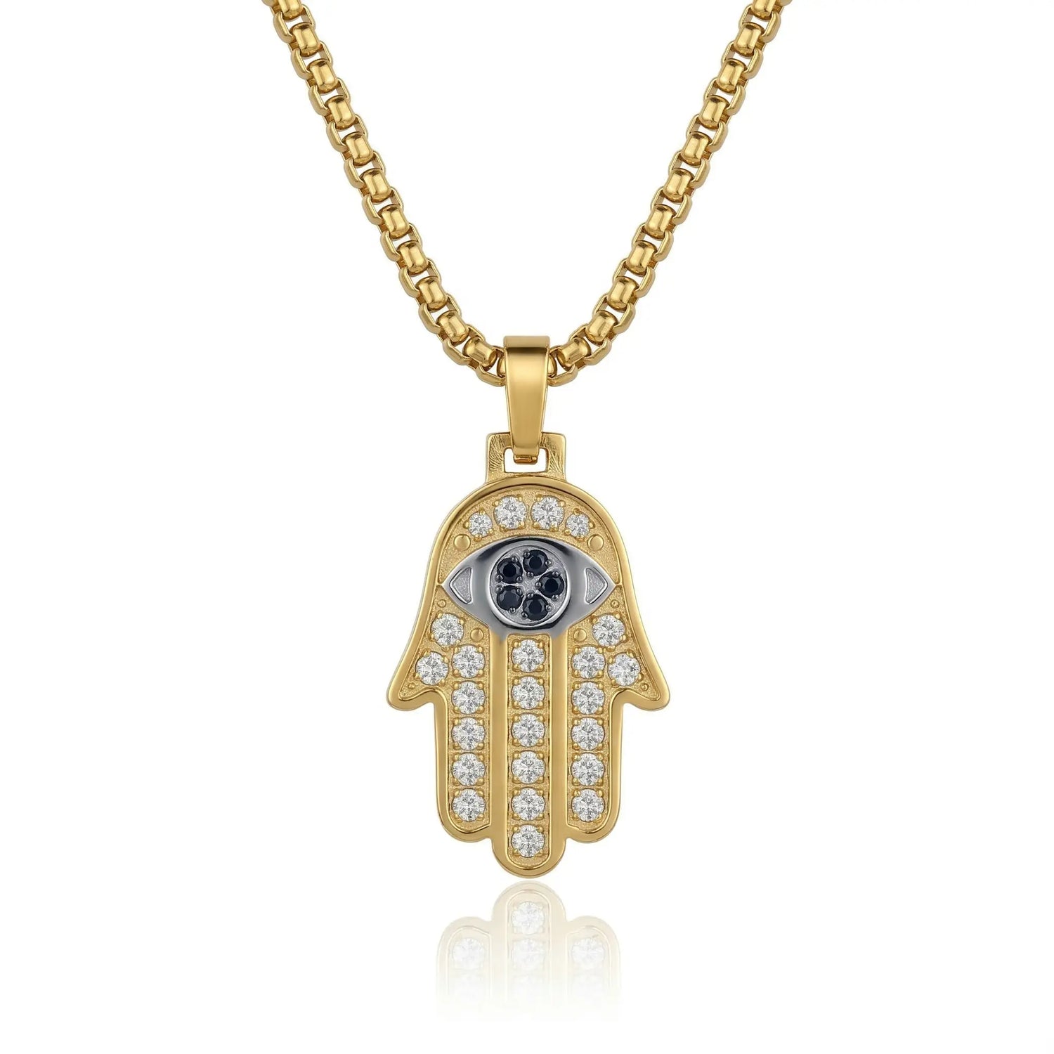 Guardian Hand Tag Necklace Anna Zuckerman