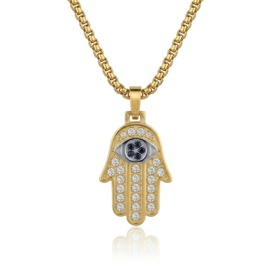 Guardian Hand Tag Necklace Anna Zuckerman