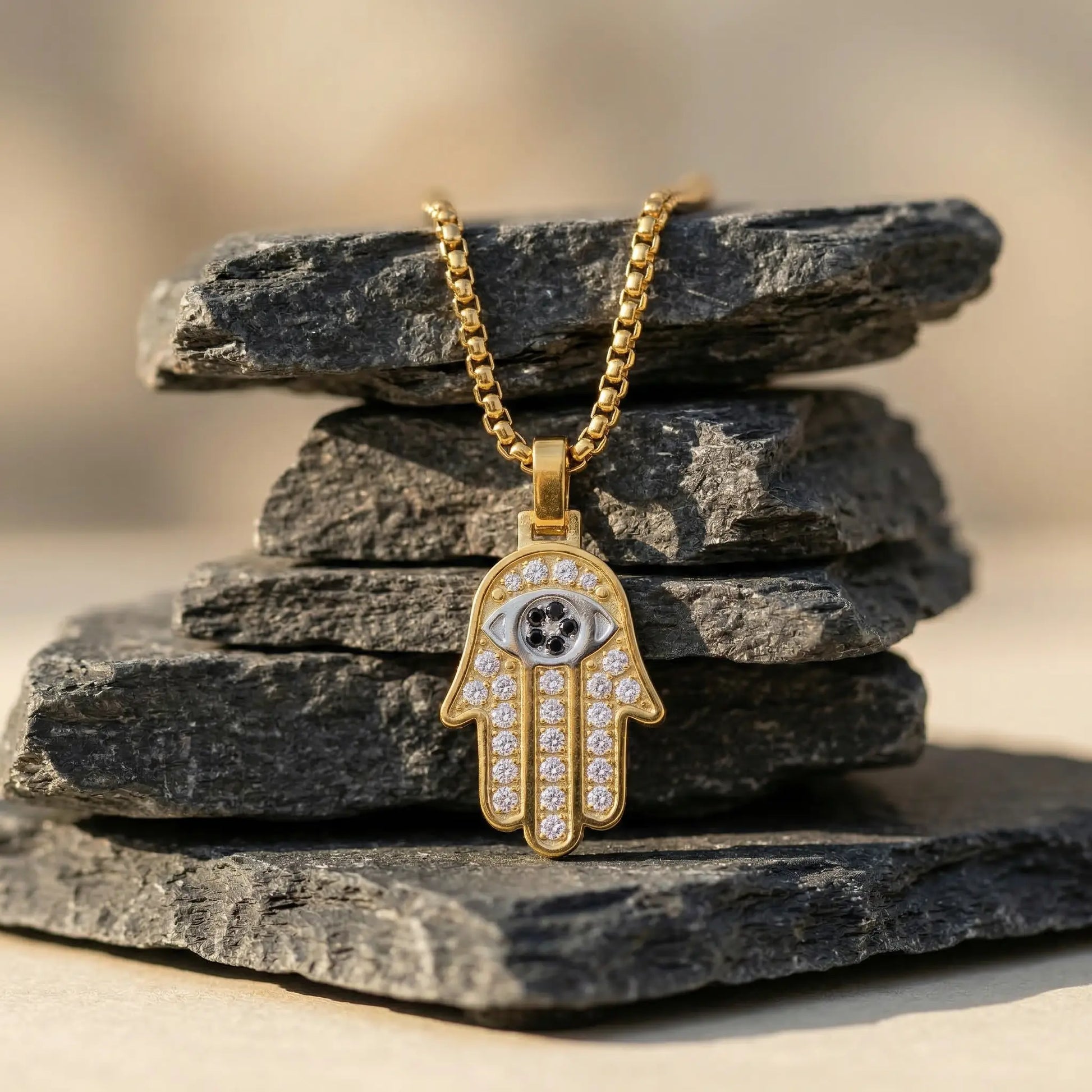 Guardian Hand Tag Necklace Anna Zuckerman
