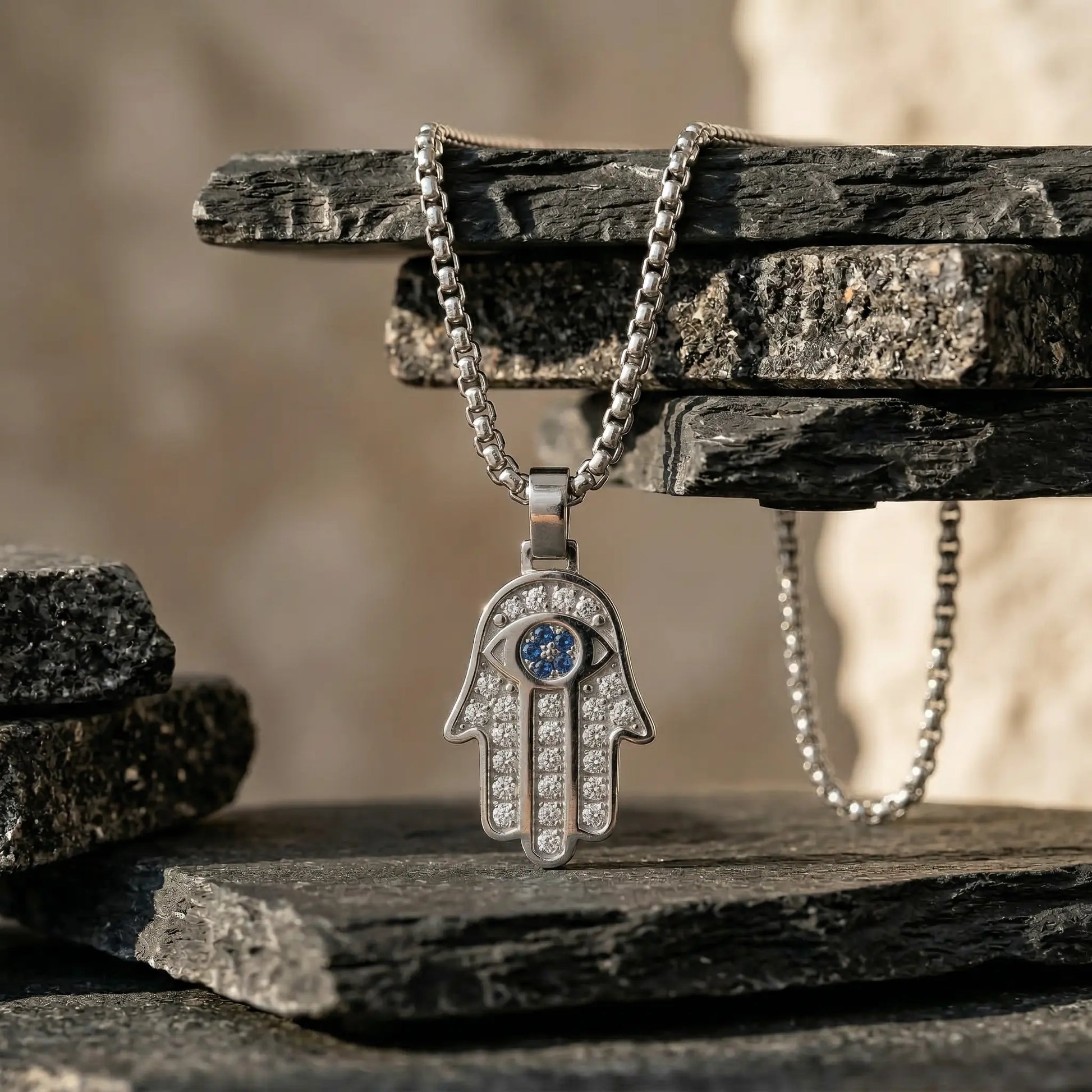 Guardian Hand Tag Necklace Anna Zuckerman