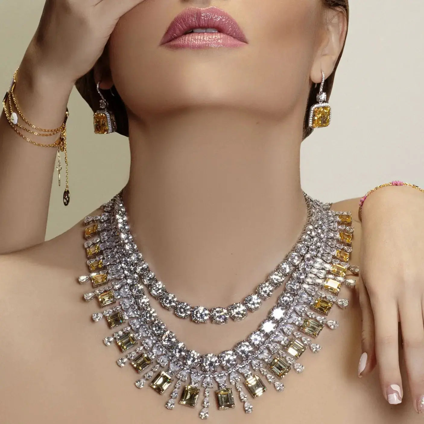 Gatsby Glamour Statement Necklace - Anna Zuckerman