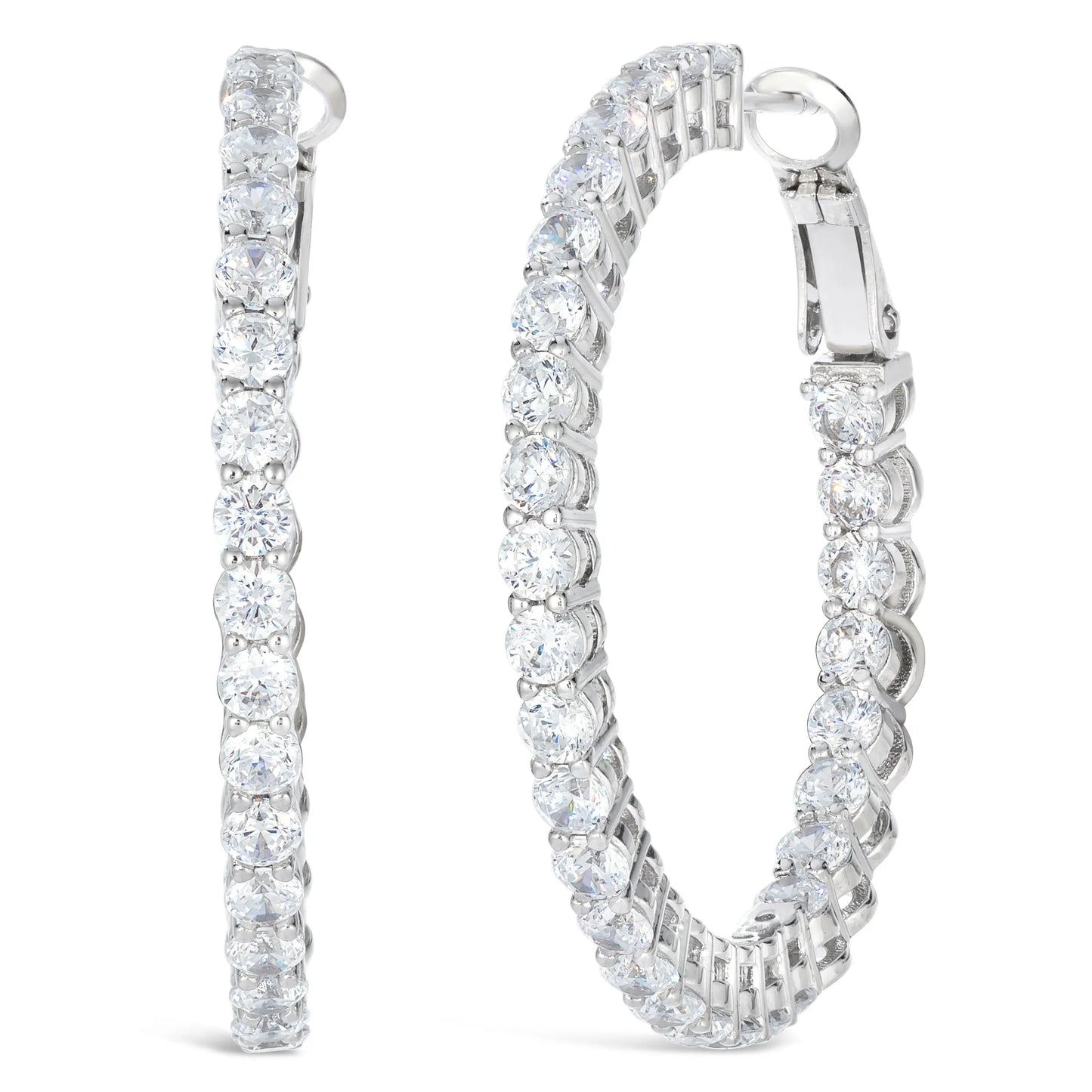 Happy Hour 6 Carat Hoops by Kathy Hilton Anna Zuckerman