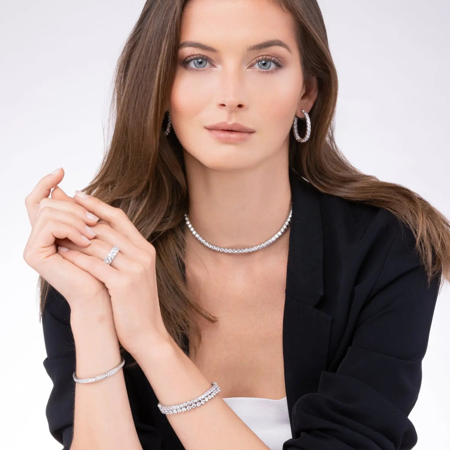 Happy Hour 6 Carat Hoops by Kathy Hilton Anna Zuckerman
