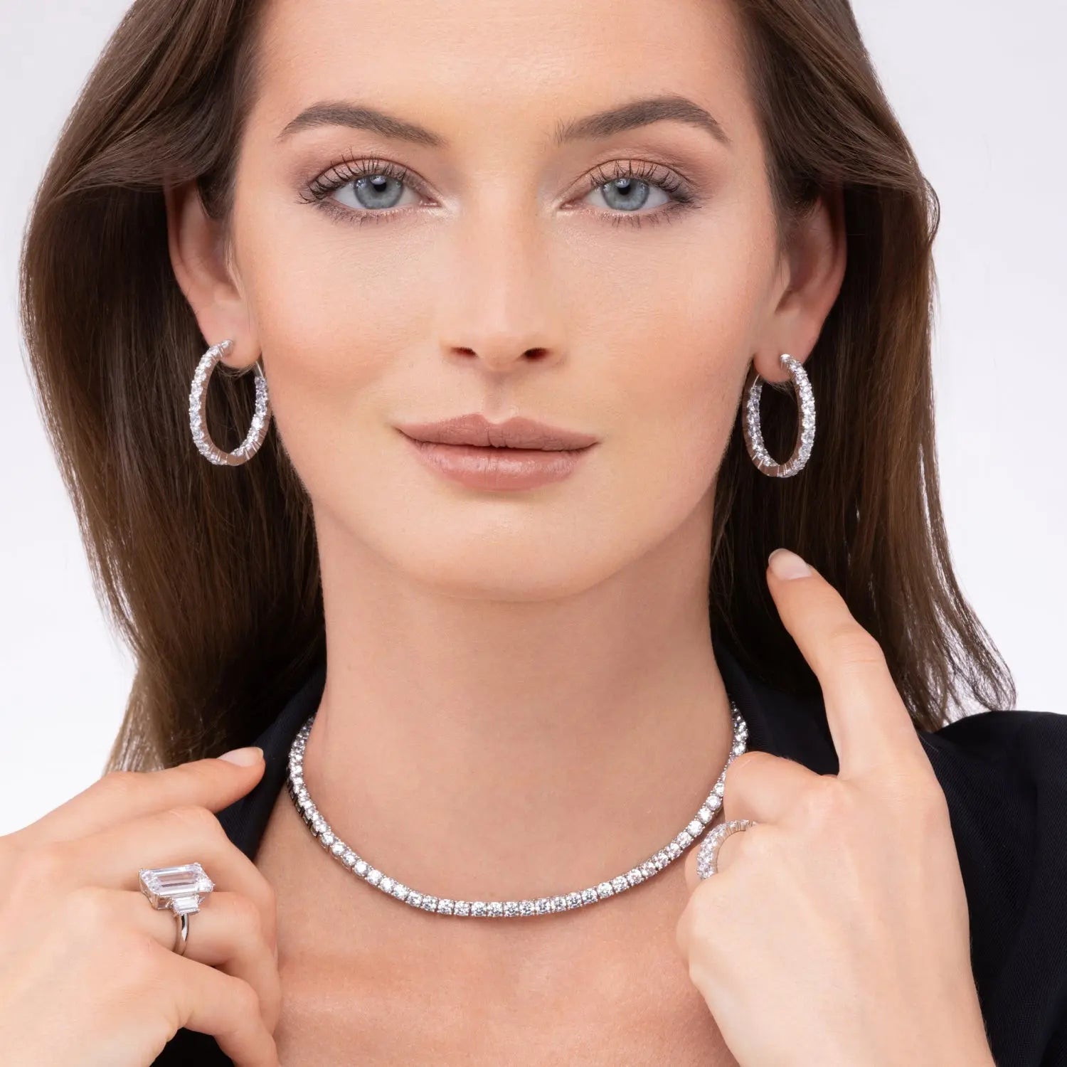 Happy Hour 6 Carat Hoops by Kathy Hilton Anna Zuckerman