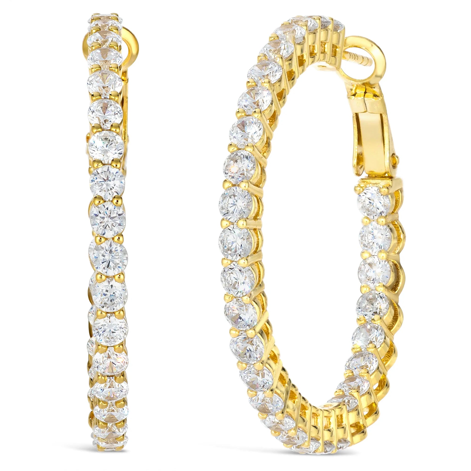 Happy Hour 6 Carat Hoops by Kathy Hilton Anna Zuckerman