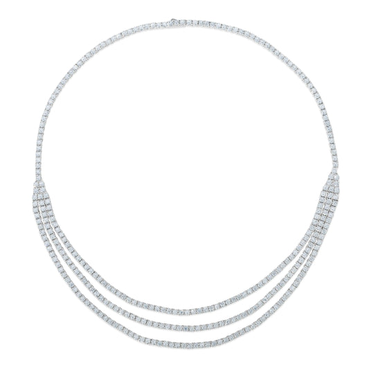 Happy Hour Triple Diamond Necklace by Kathy Hilton Anna Zuckerman