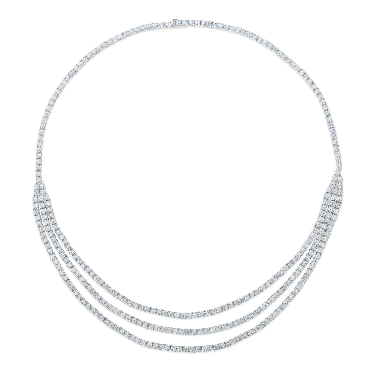 Happy Hour Triple Diamond Necklace by Kathy Hilton Anna Zuckerman