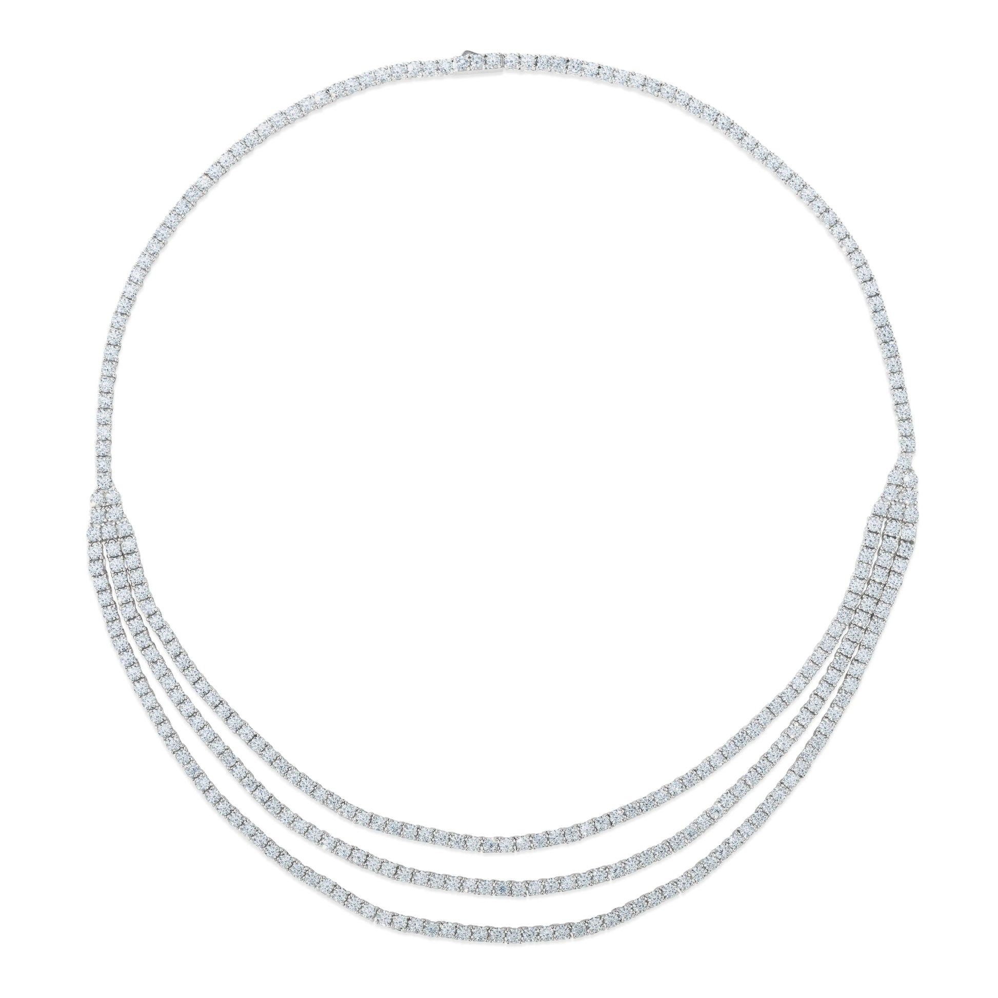 Happy Hour Triple Diamond Necklace by Kathy Hilton Anna Zuckerman