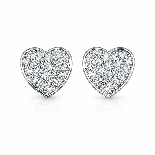 Heart Cut Stud Earrings by AZ Essentials Anna Zuckerman