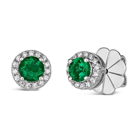 Anastasia 31 Halo Studs - Anna Zuckerman Luxury Earrings