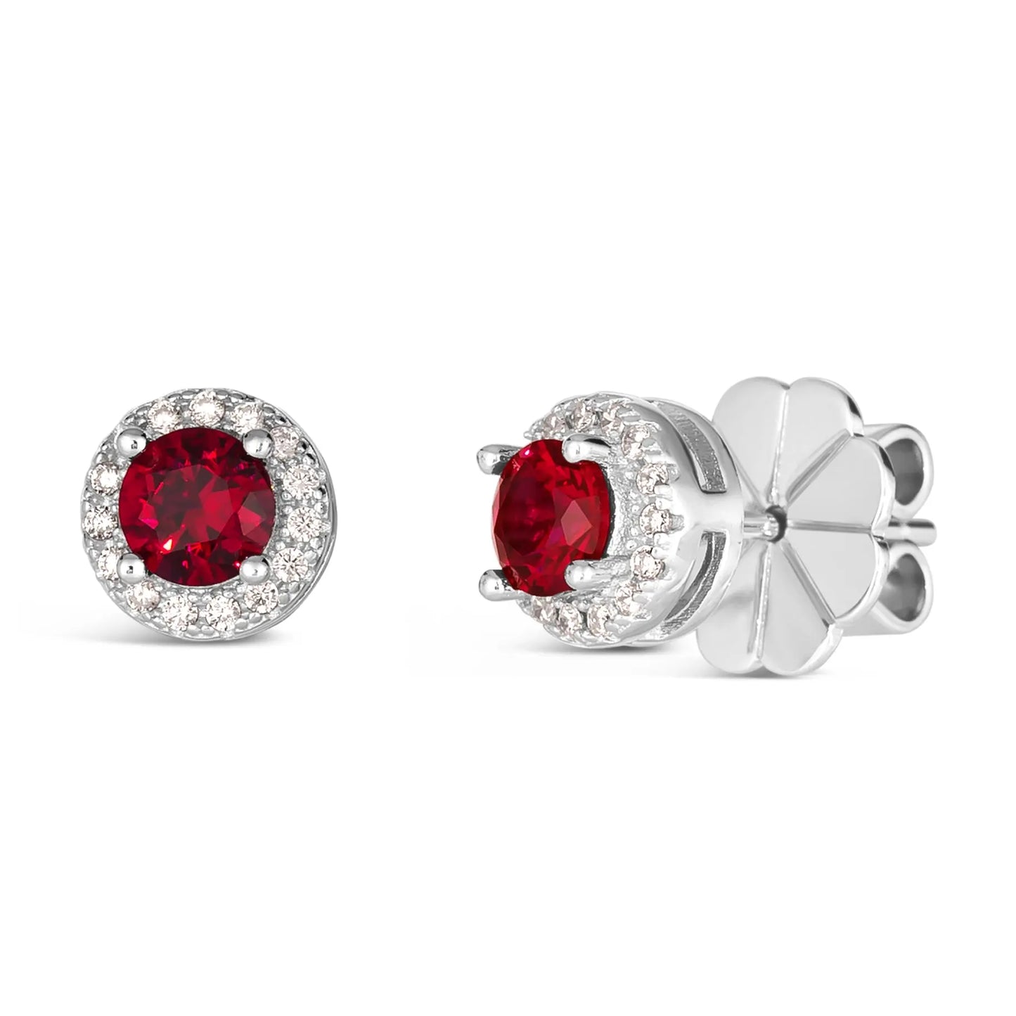 Anastasia 31 Halo Studs - Anna Zuckerman Luxury Earrings