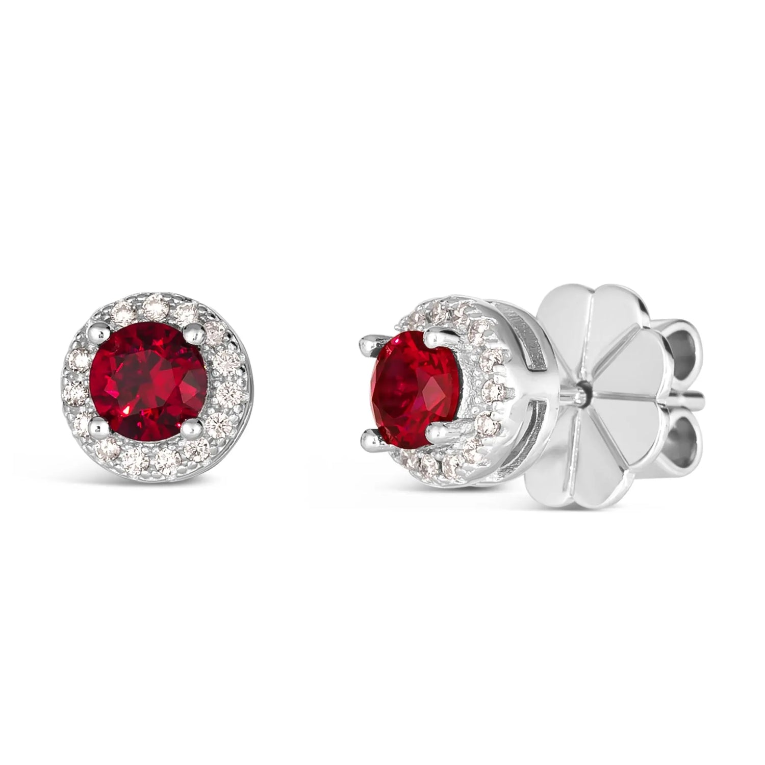 Anastasia 31 Halo Studs - Anna Zuckerman Luxury Earrings