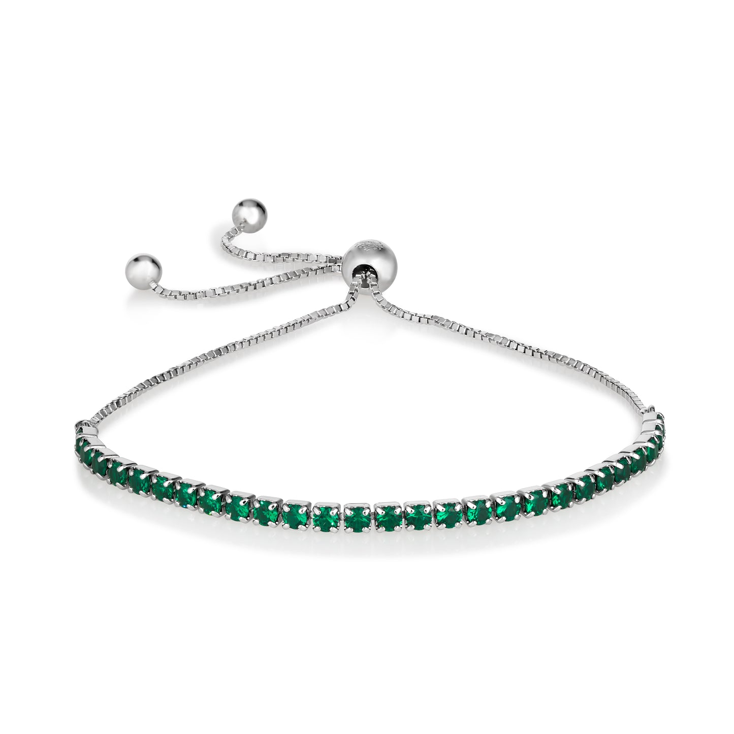House of Zuckerman 03 Classic Emerald Green Bolo Bracelet