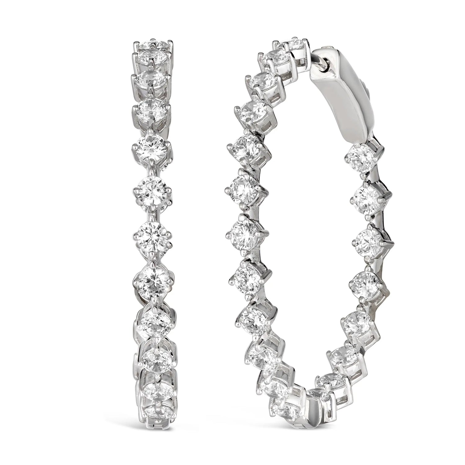 Hoops For Days 4 Carat Size Anna Zuckerman Retail