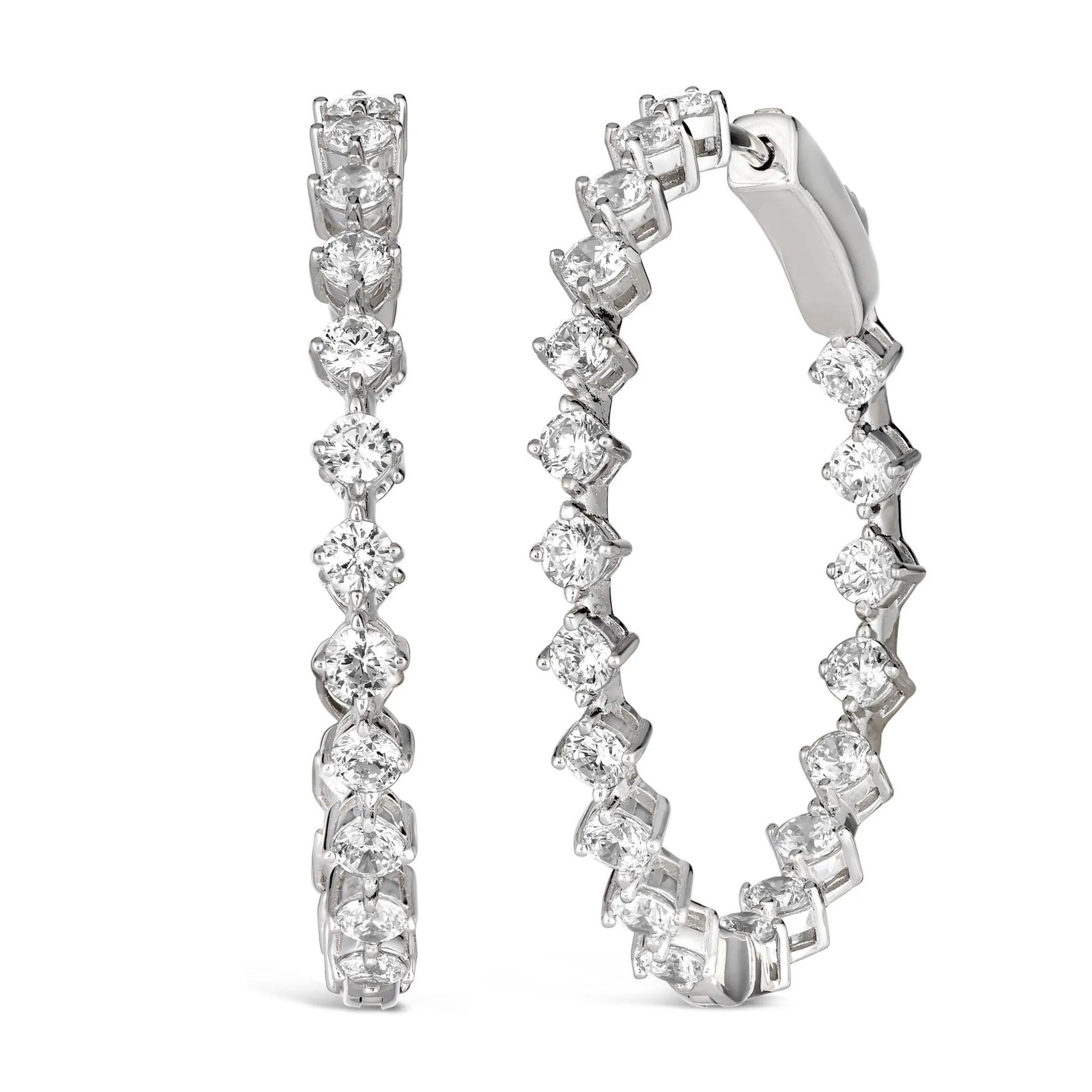 Hoops For Days 4 Carat Size Anna Zuckerman Retail